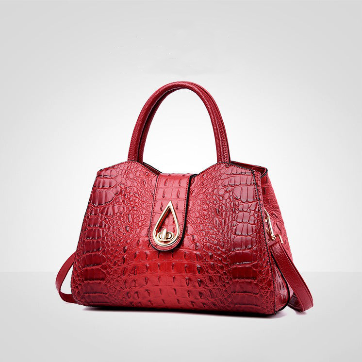 ANASTASIA-HAUTE® EMBOSSED CROC BAG