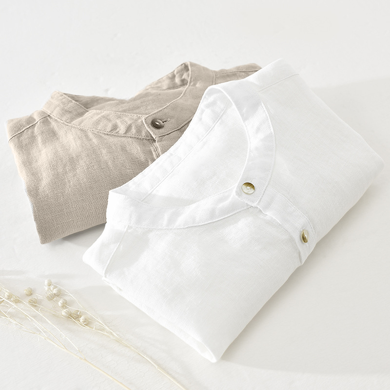 BRIGHTON SHORT SLEEVE LINEN SHIRT