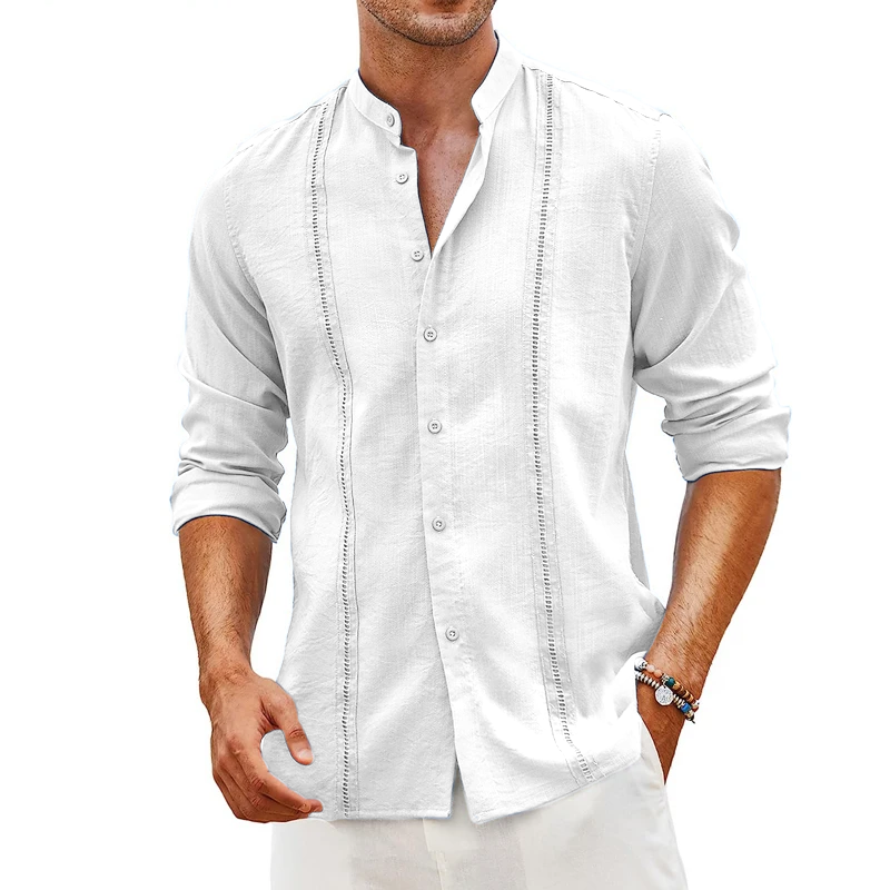 VINIZIO 100% LINEN CUBAN SHIRT