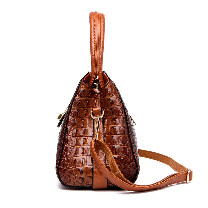 ANASTASIA-HAUTE® EMBOSSED CROC BAG