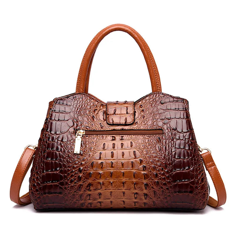 ANASTASIA-HAUTE® EMBOSSED CROC BAG