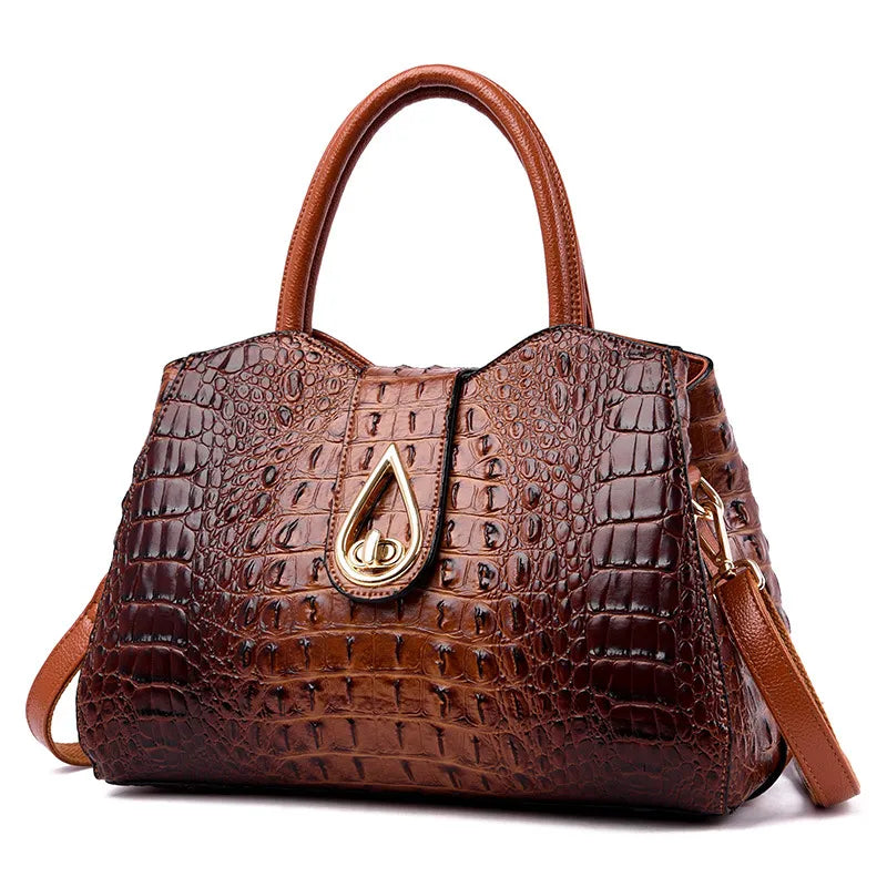 ANASTASIA-HAUTE® EMBOSSED CROC BAG