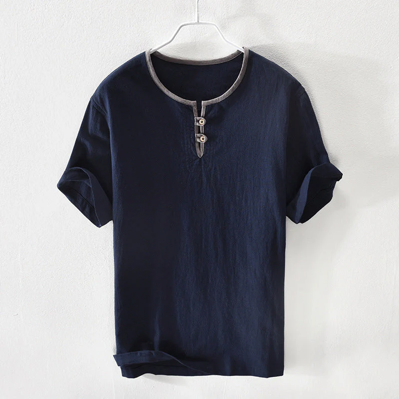 GARRETT COTTON HENLEY SHIRT