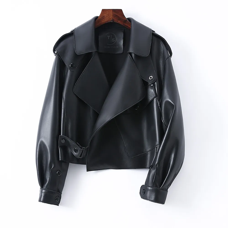 CLASSIC COUTURE LEATHER JACKET BY VITTORIA-VELURE™