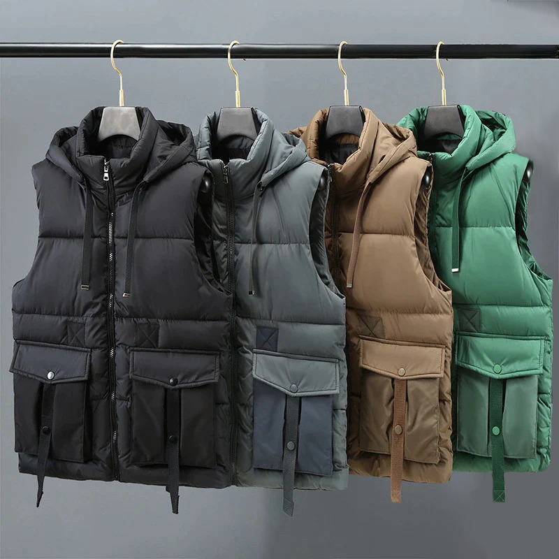 Matthew Puffy Cargo Vest