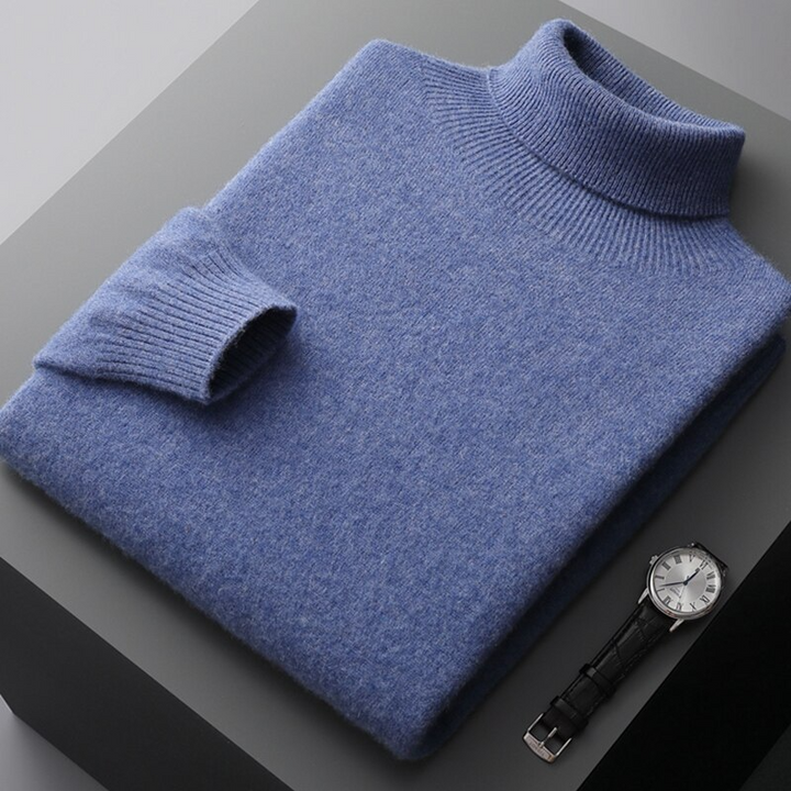 100% MERINO ACE TURTLENECK