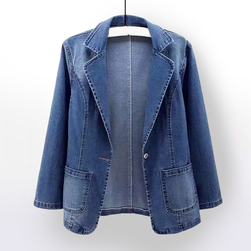 VICTORIA ROSE CLASSIC DENIM BLAZER