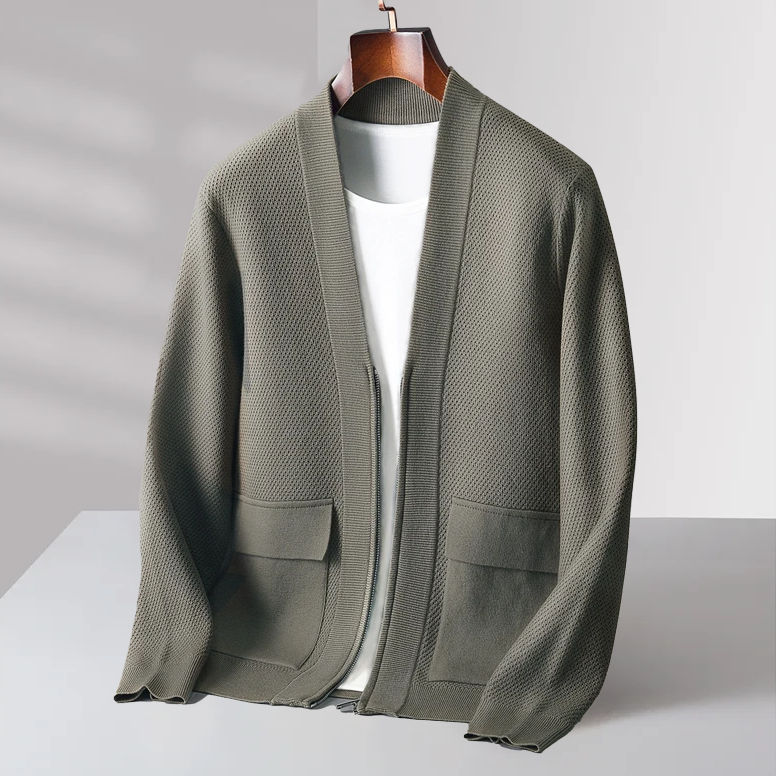 ANTHONY-RÊMY PREMIUM VIRGIN WOOL CARDIGAN