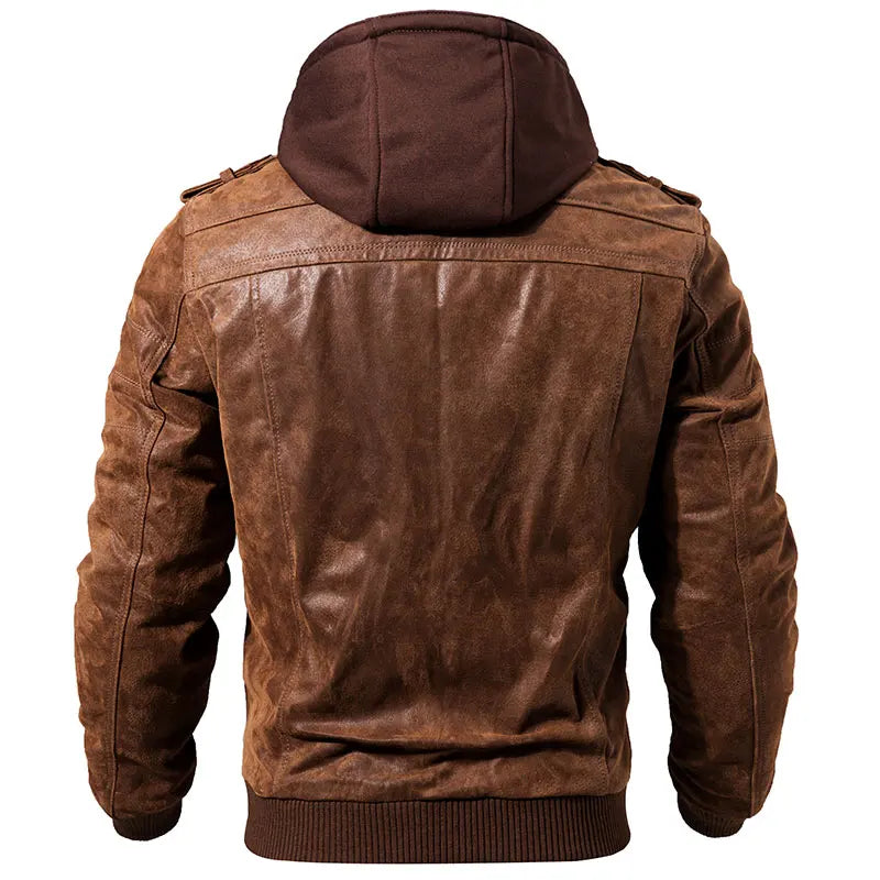 SALVATORE DUAL-CORE LEATHER JACKET