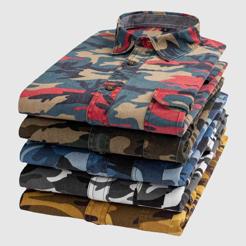 Andrew Timeless Camouflage Cotton Shirt