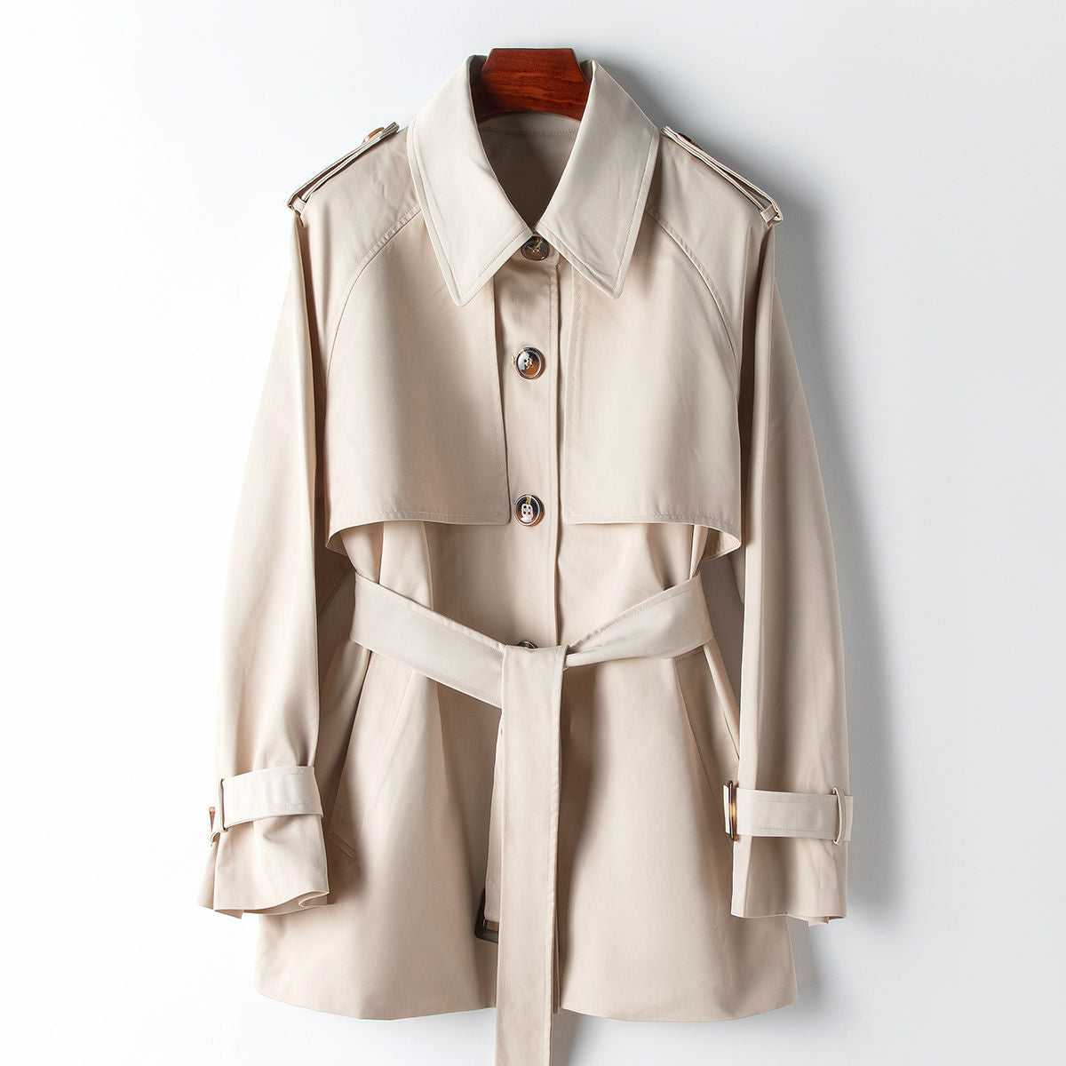 L'ARANTIQUE BELTED TRENCH COAT BY VITTORIA VELURE™