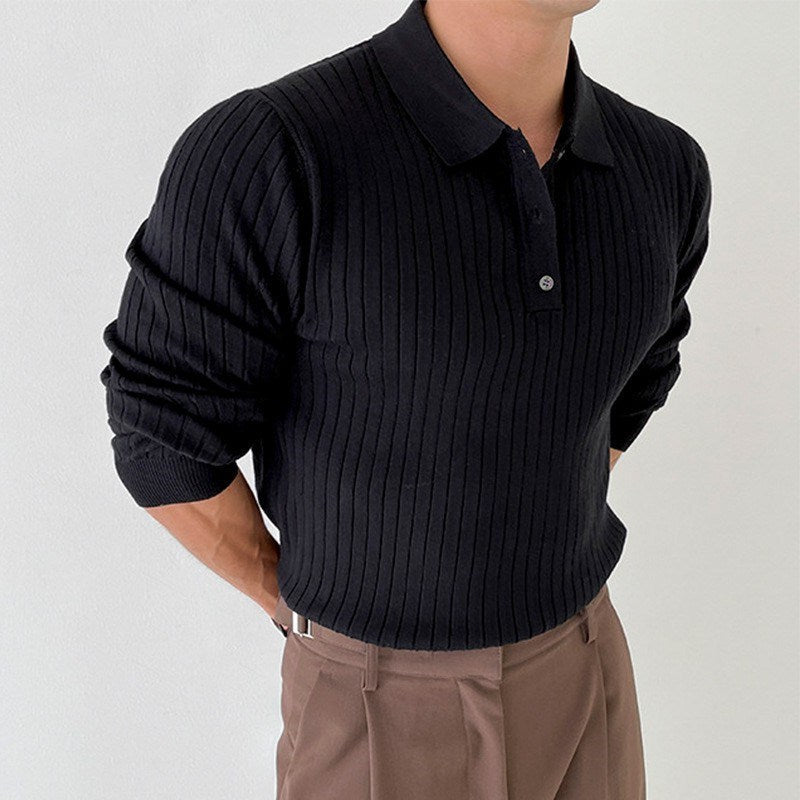 BECKHAM VINTAGE RIB KNIT POLO