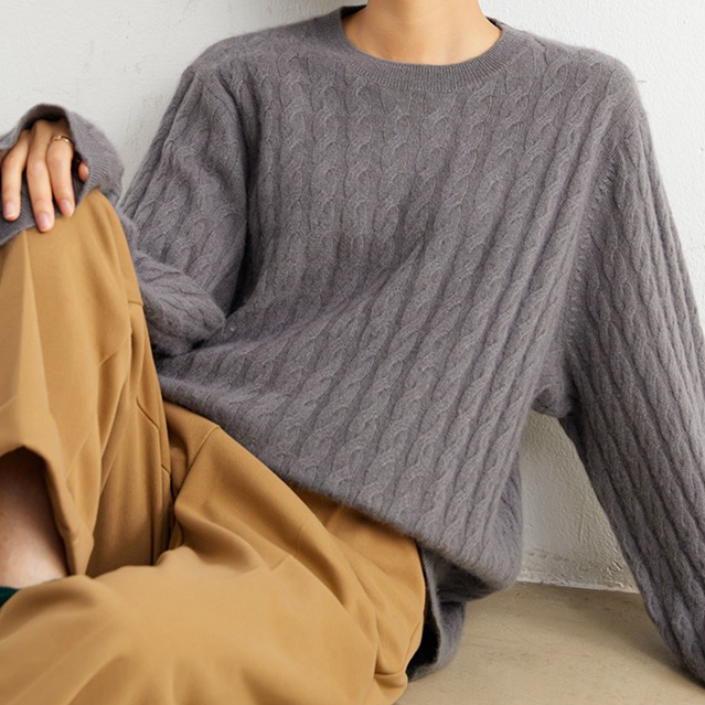CASHMERE CLASSIC KNITTED SWEATER
