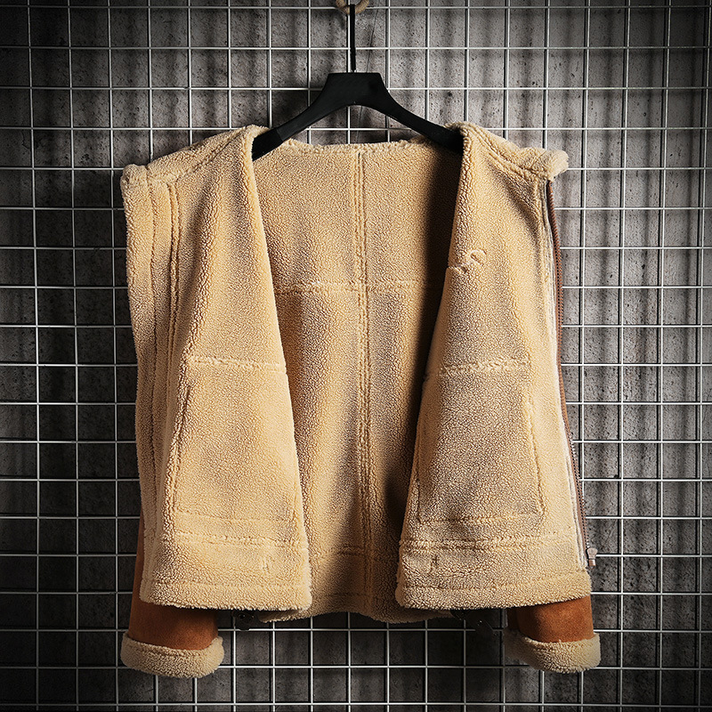 STREET PULSE SHERPA EDGE SUEDE JACKET