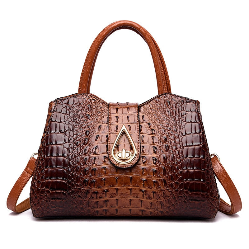 ANASTASIA-HAUTE® EMBOSSED CROC BAG