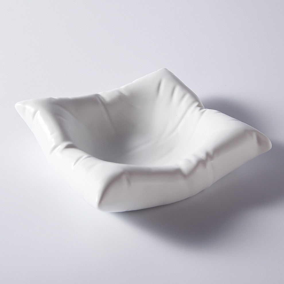 MystiGlaze™ Porcelain Cushion Plate