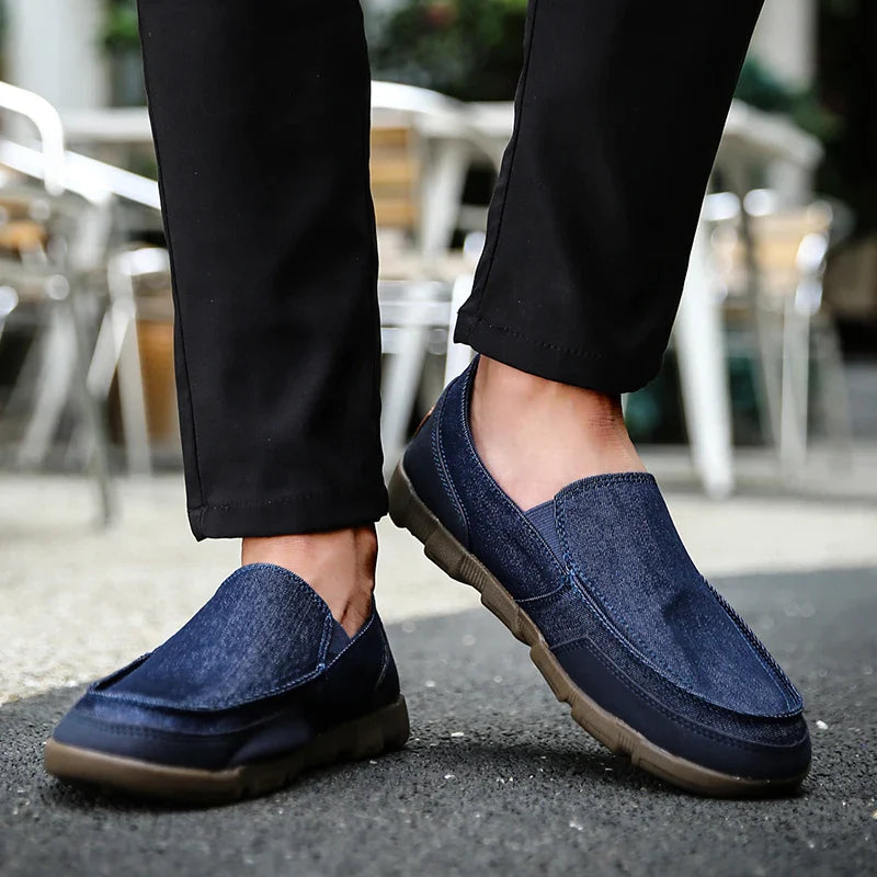 LUCIANNO CANVAS SLIP-ON LOAFER
