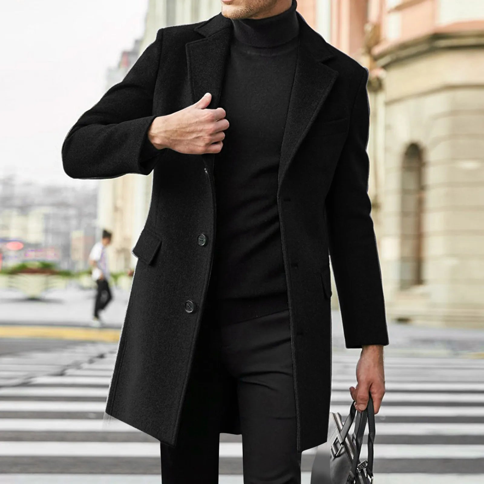 BRACIANNO PRESTIGE VIRGIN WOOL OVERCOAT