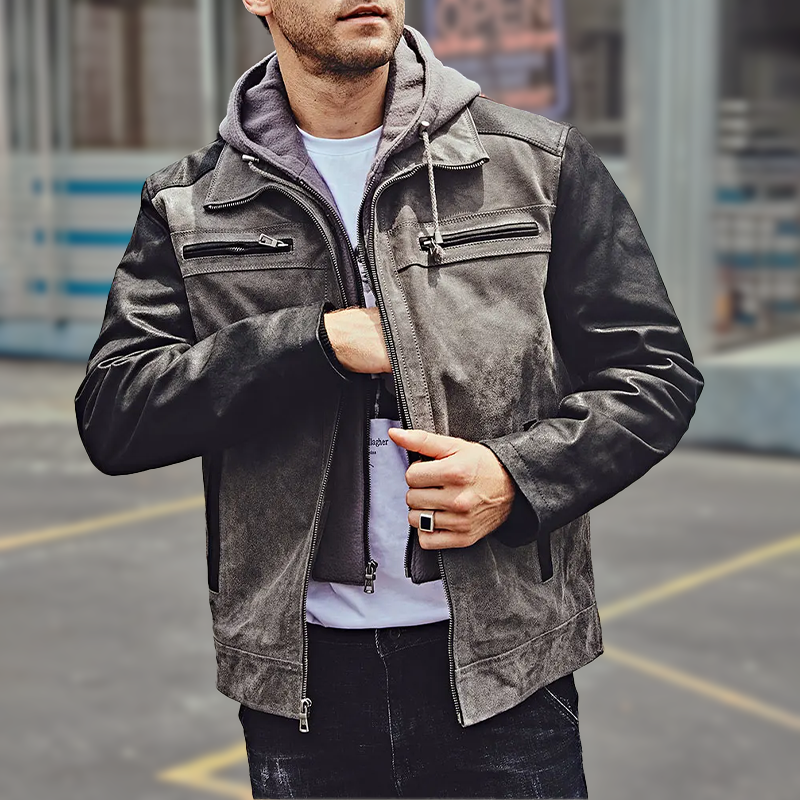 BROOKLYN BONANZA DUAL-LINED LEATHER JACKET