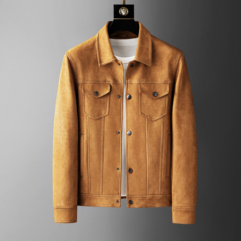 HARLAN LEGACY SUEDE LEATHER JACKET