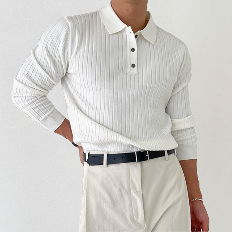 BECKHAM VINTAGE RIB KNIT POLO