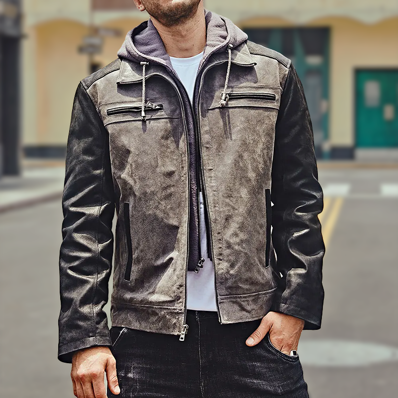 BROOKLYN BONANZA DUAL-LINED LEATHER JACKET