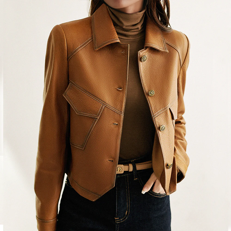 KENSINGTON COUTURE VINTAGE LEATHER JACKET