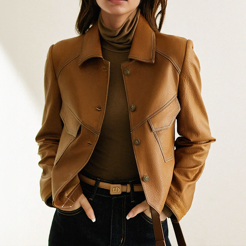 KENSINGTON COUTURE VINTAGE LEATHER JACKET