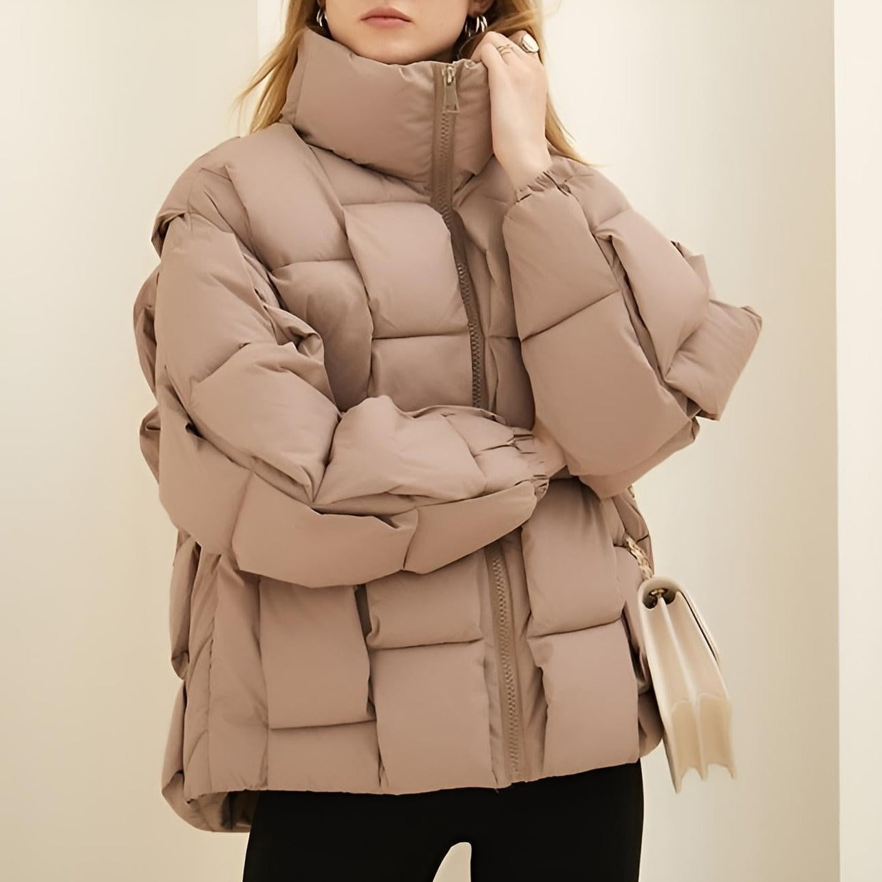 L'ATERIBÉLLE EDGY QUILTED PUFFER BY LILIAN-THOURAM™