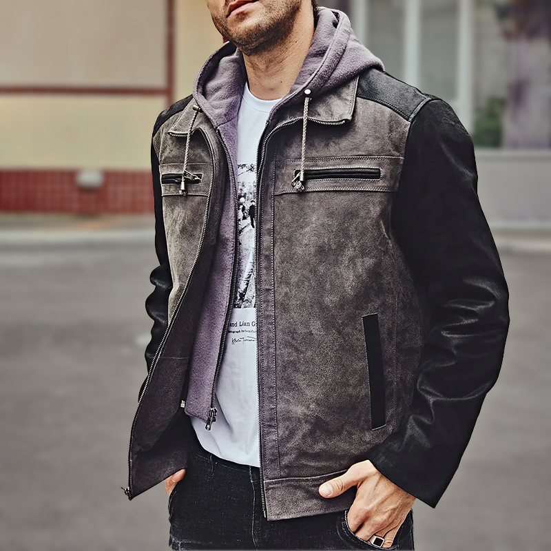 BROOKLYN BONANZA DUAL-LINED LEATHER JACKET