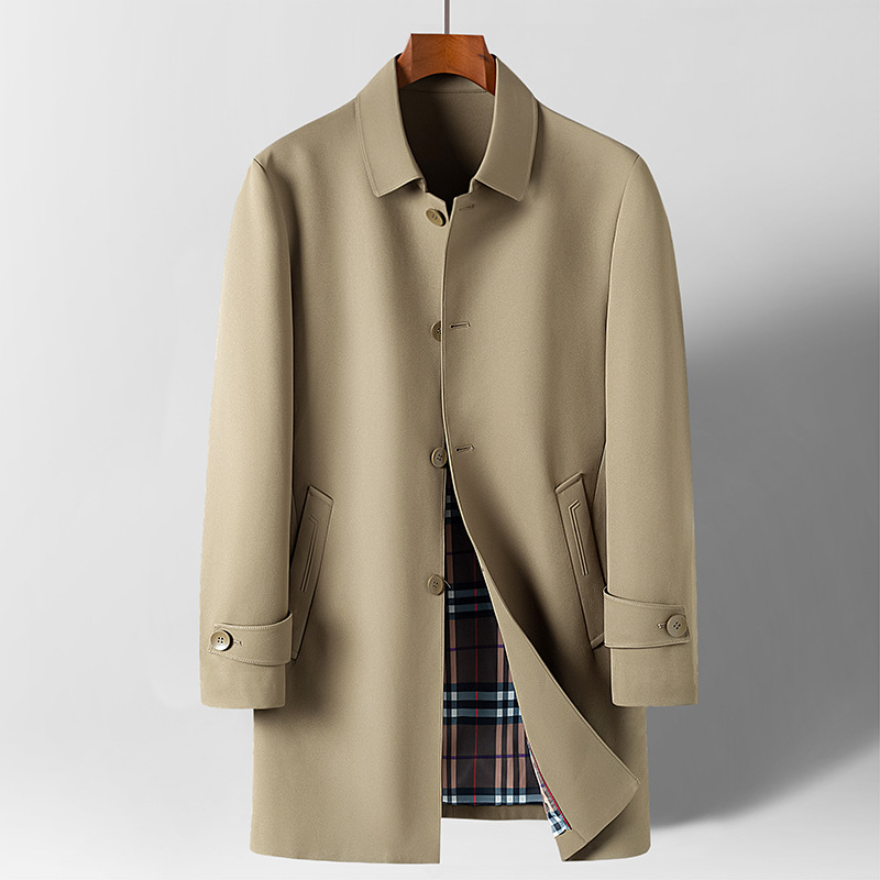 DEMY-DOÎR DUALCORE™ PRESTIGE CHECK OVERCOAT