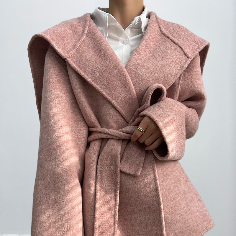 AURELIA MERINO WOOL TRENCH COAT