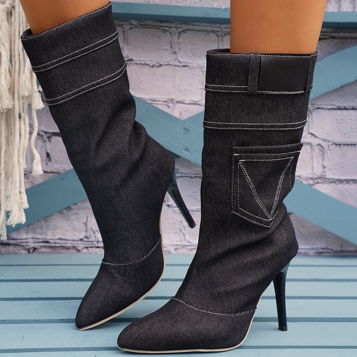 REBEL REIGN STILETTO BOOTS